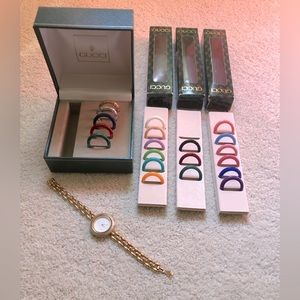 Authentic Vintage GUCCI Swiss Made Interchangeable Bezel (21 options) Watch